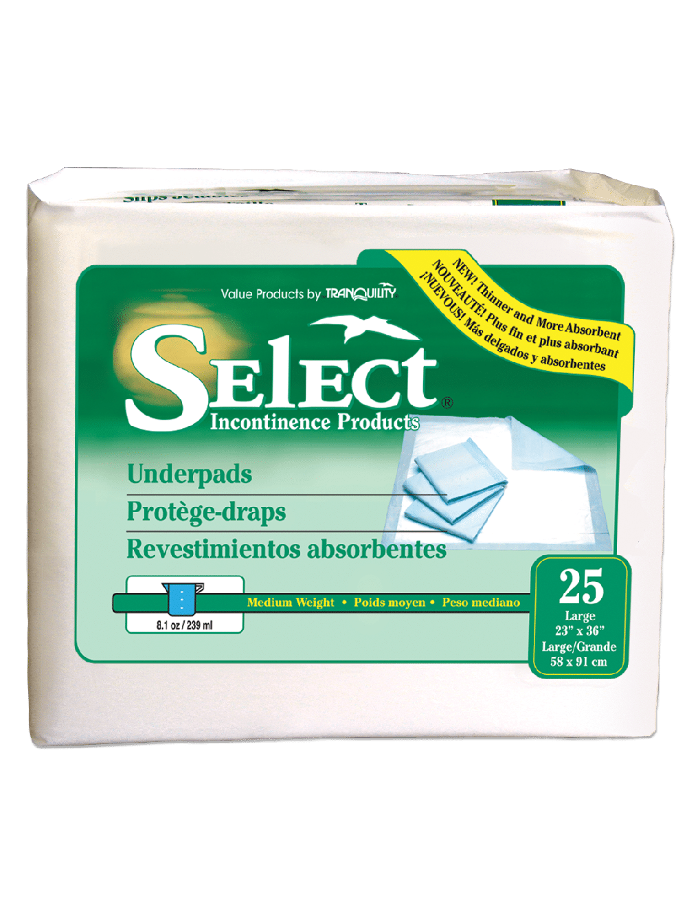 Select incontinence store products