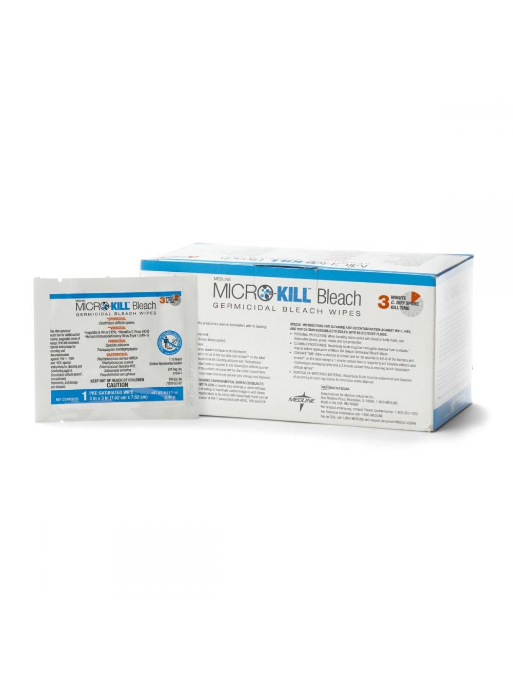 California Medical Supply Company Medline MicroKill Bleach Germicidal