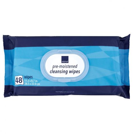 Abena Pre-Moistened Cleansing Wipes