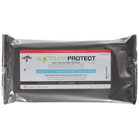 Medline Aloetouch PROTECT Dimethicone Skin Protectant Wipes
